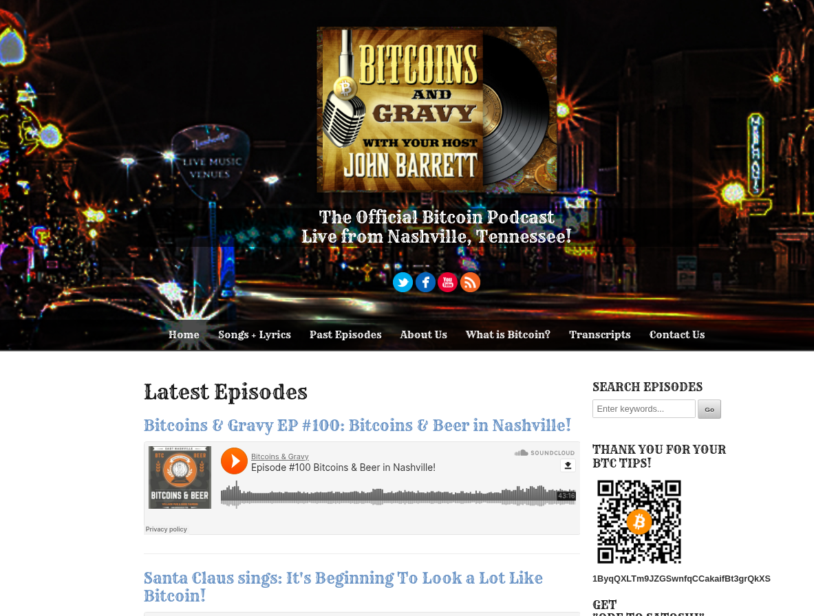 Bitcoins and Gravy