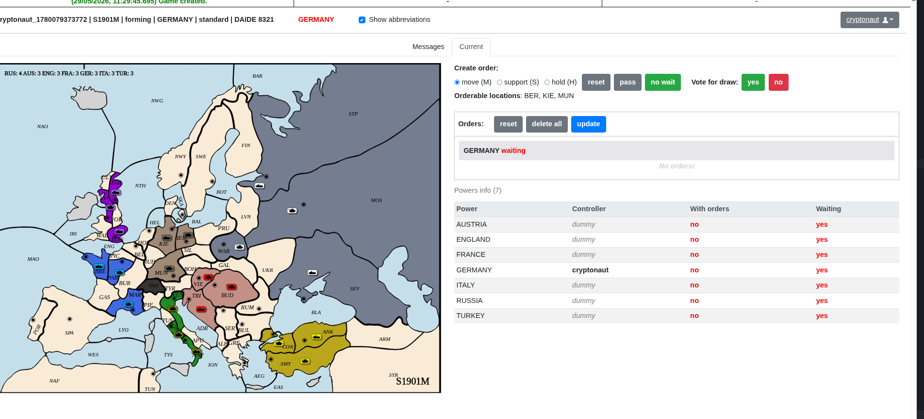 Diplomacy AI